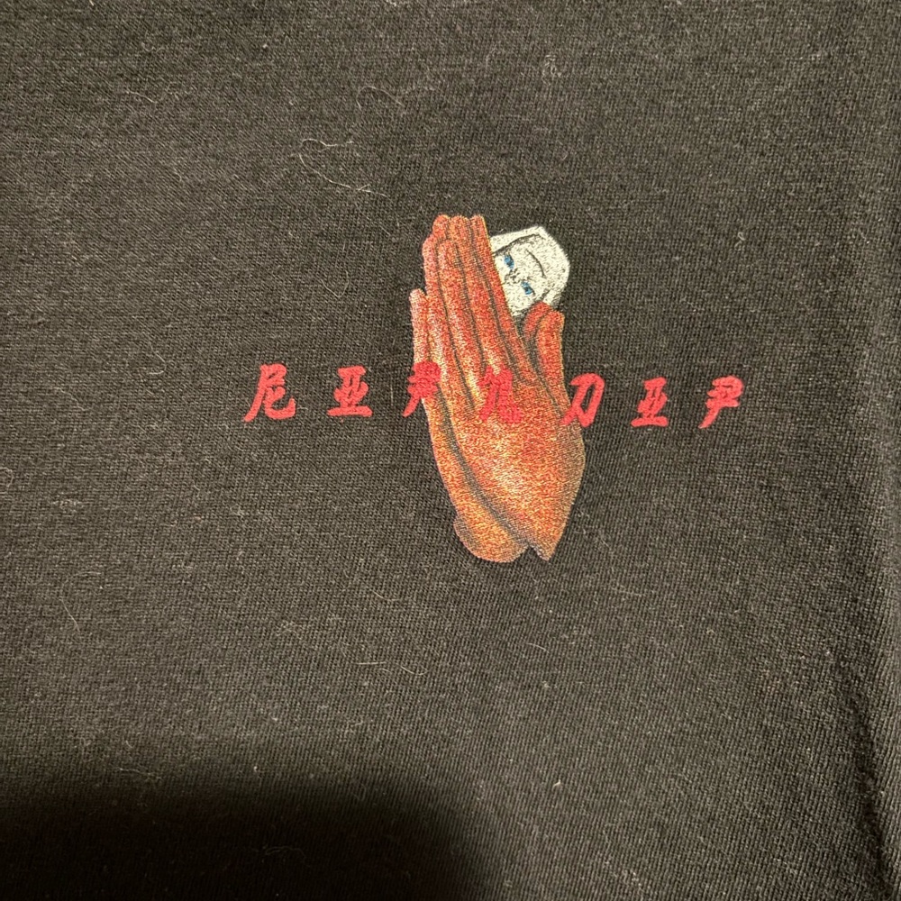 RIPNDIP Black Cotton Graphic Cat Short Sleeve T-Shirt - Picture 4 of 5